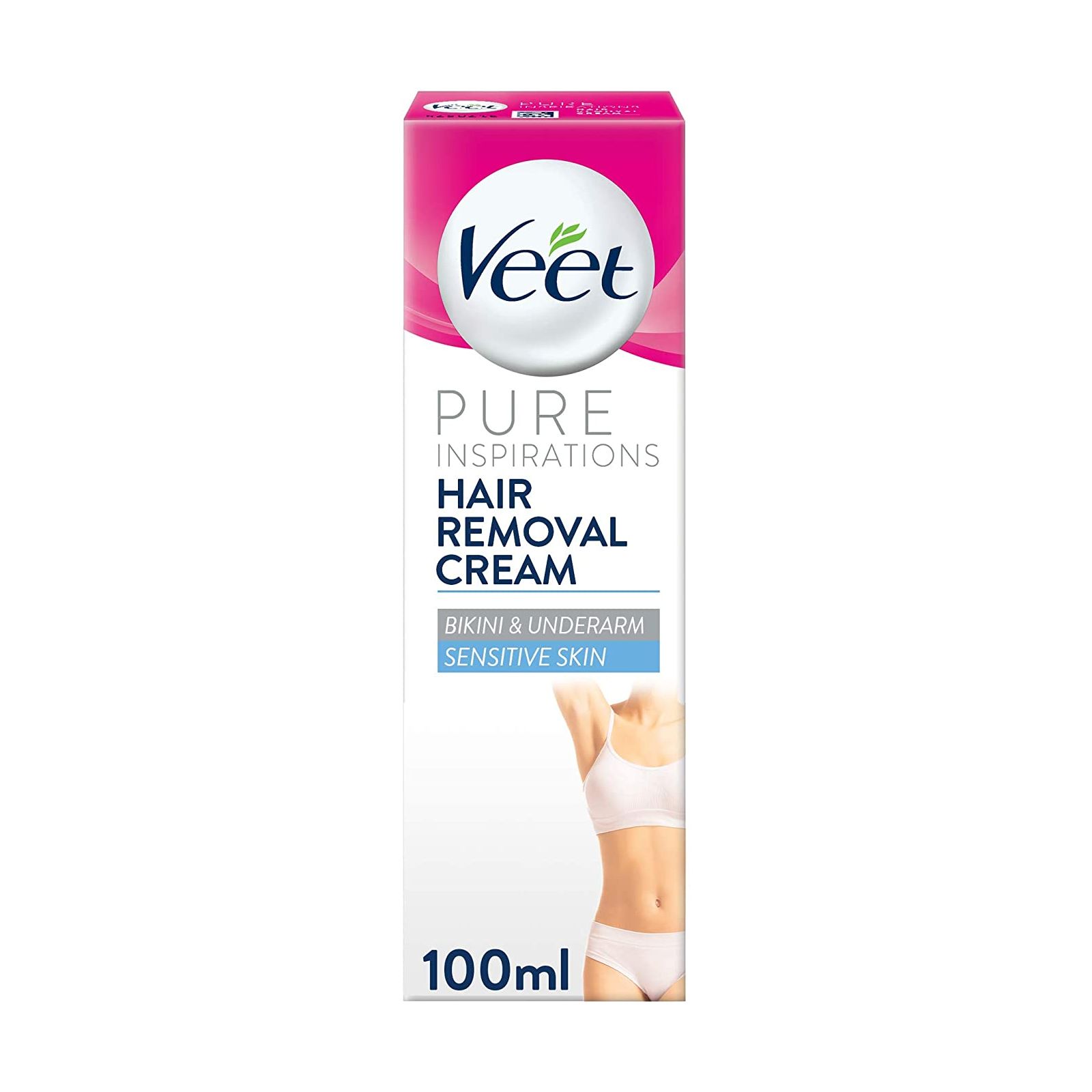 Veet Pure Депилиращ крем за бикини линия и подмишници Чувствителна кожа